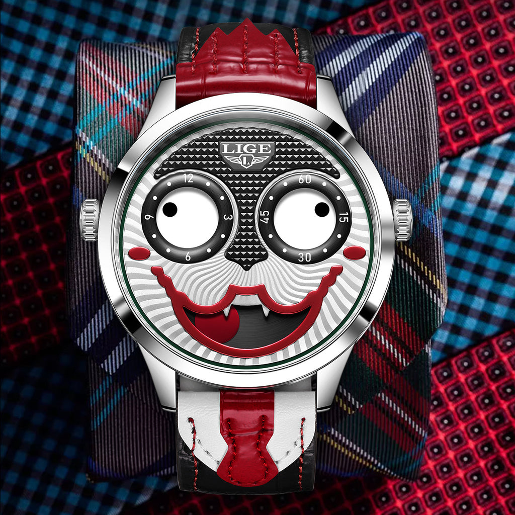 Clown Fashion Waterproof Sports watch