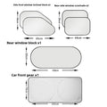 Car sunshade and heat-insulating front windshield cover