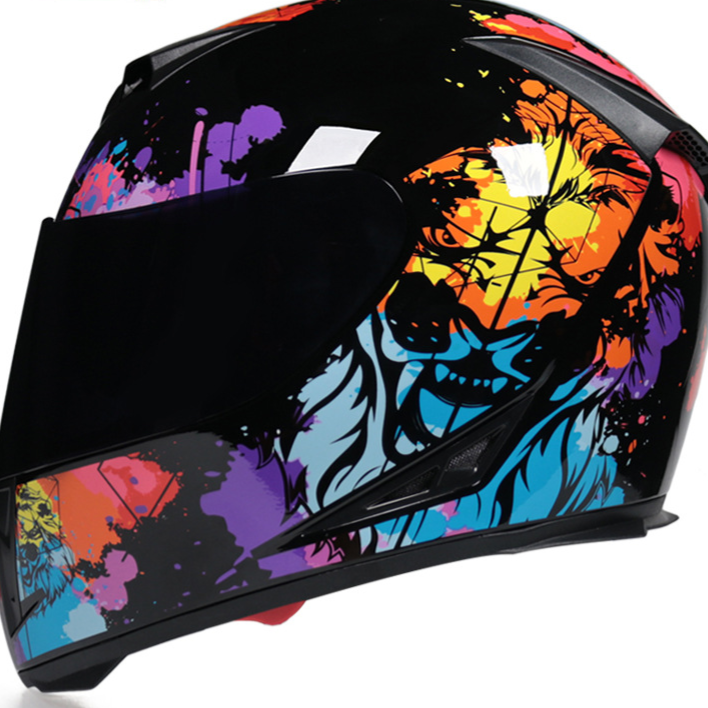 Jiekai Dual Lens Full Face Bicycle Helmet