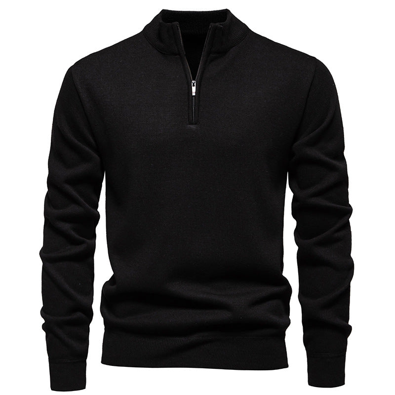 Men's fleece pullover sweater