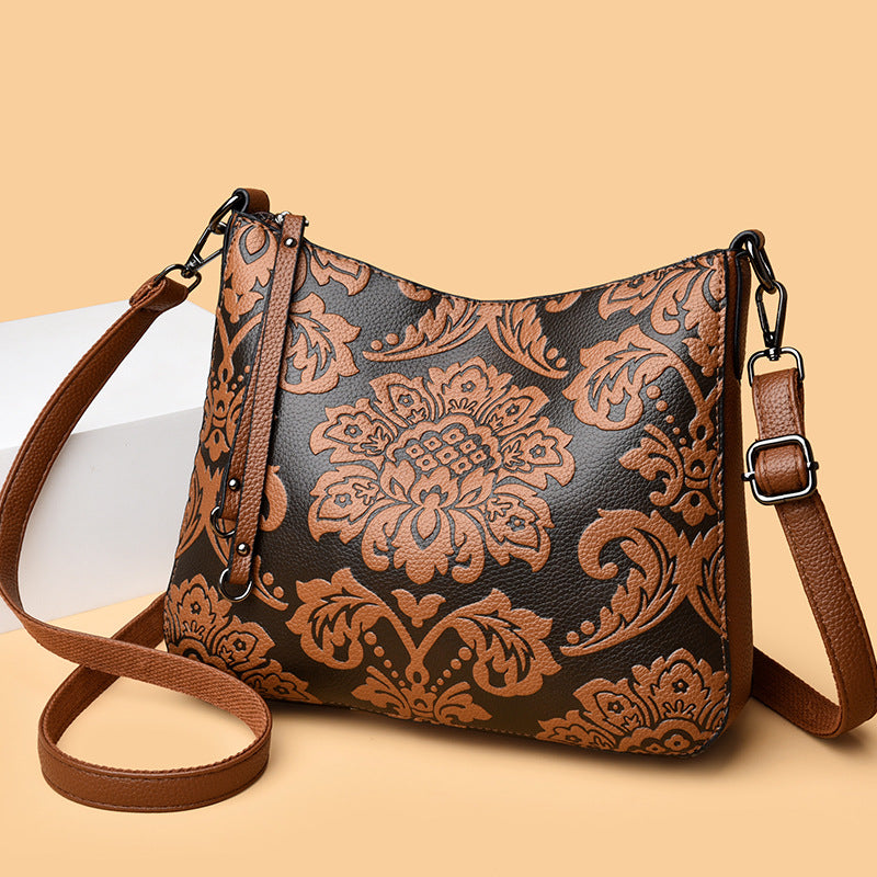 PU leather shoulder bag