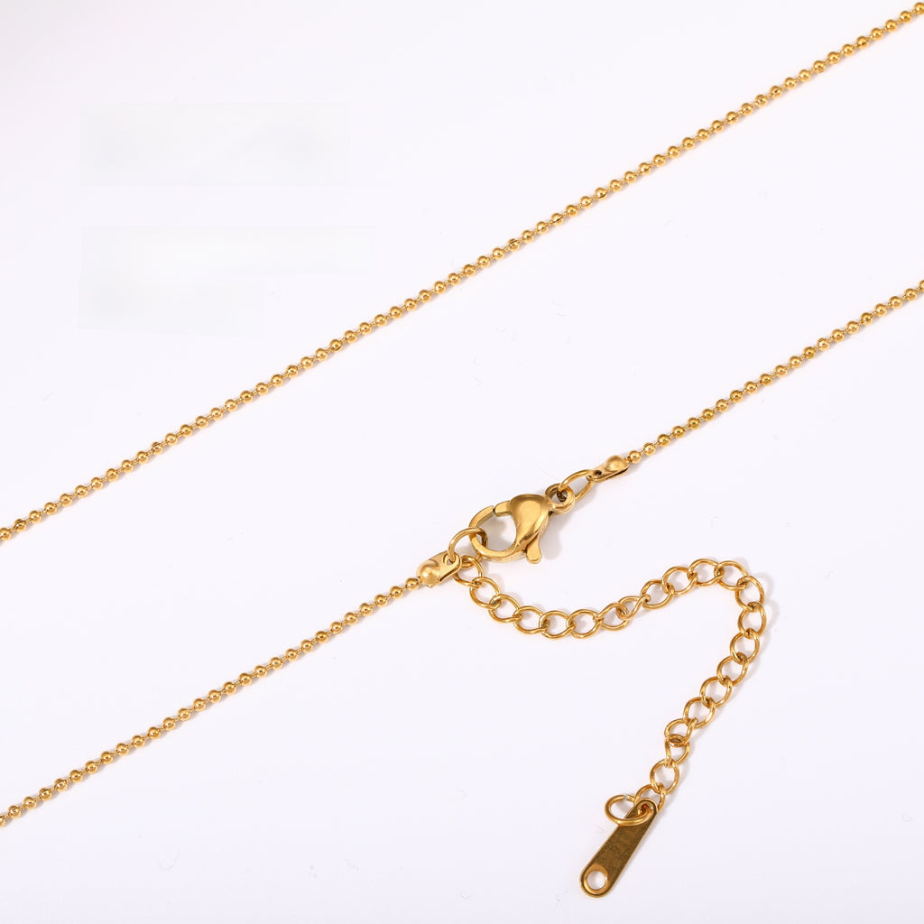 Versatile Braided Chain and Blade Necklace