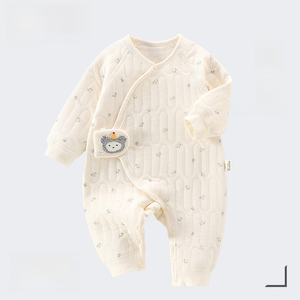 Baby Quilted Jumpsuit Winter Warm Clothing
