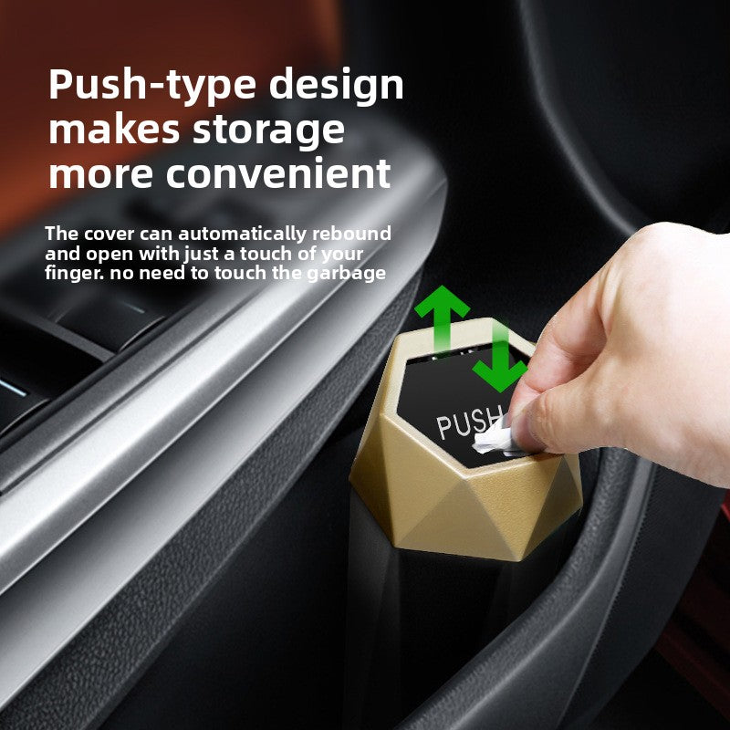 Car Cup Holder Trash Bin