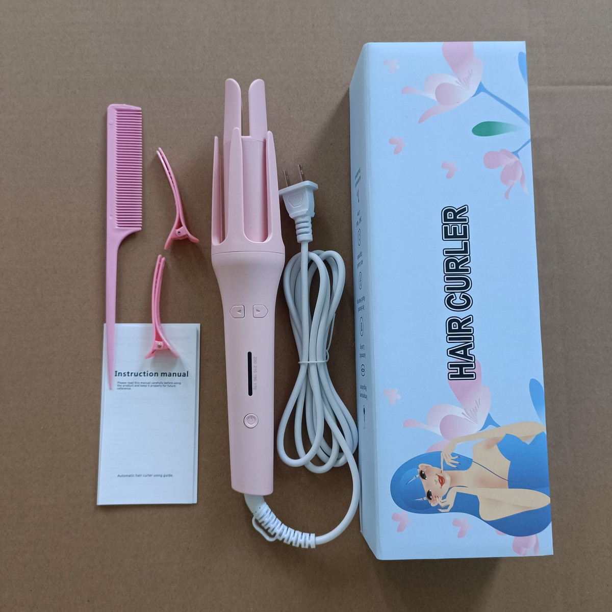 Automatic Ceramic Curling Iron with Negative Ion Technology