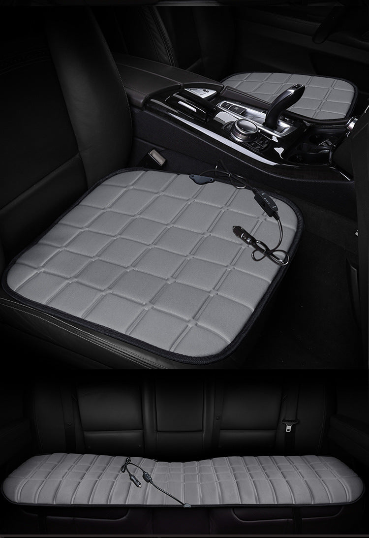 Winter car heating seat cushion
