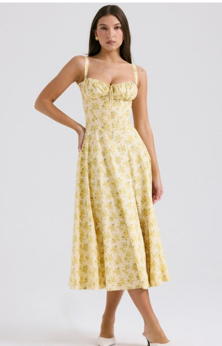 Strap Waist Sling Dress