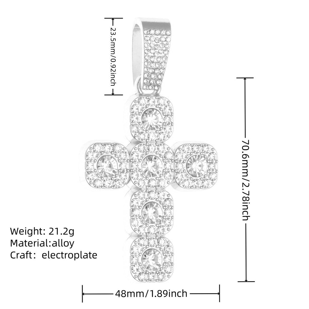 Cuban chain necklace pendant