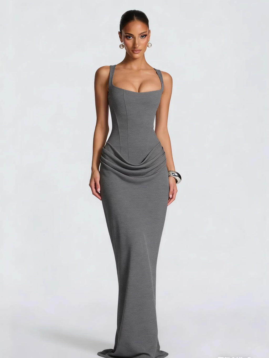 Slim Fit Spaghetti Strap Bodycon Dress