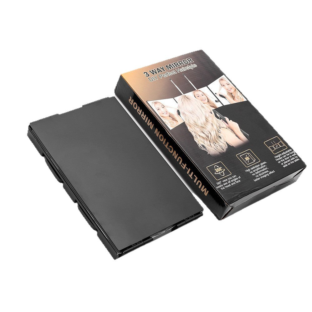 Foldable makeup mirror that can be extended/retracted