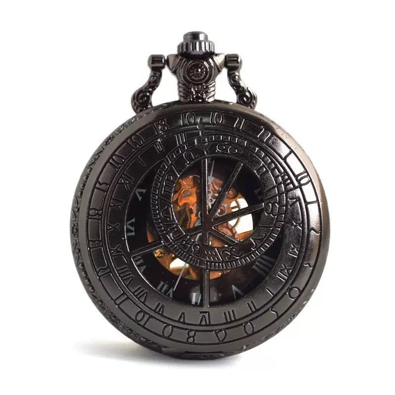 Retro Mechanical Pocket Watch Double Cover