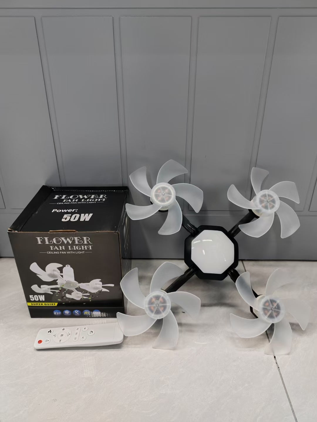 Remote Control Ceiling Fan with Light