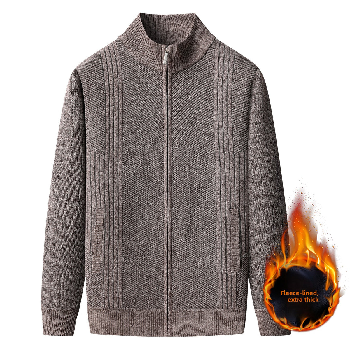 Men's thick and warm pullover sweater