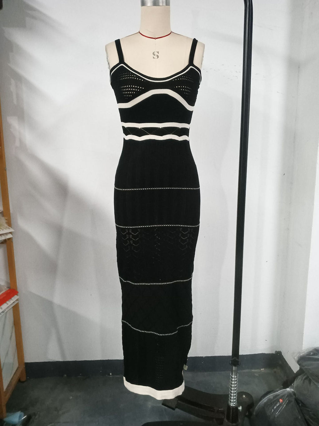 Womens Spaghetti Strap Bodycon Fishtail Dress