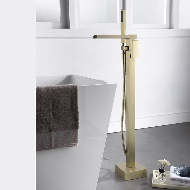 Freestanding Brass Bathtub Faucet with Shower