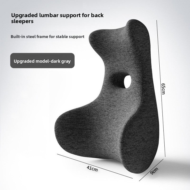 Ergonomic Memory Foam Lumbar and Neck Support Cushion