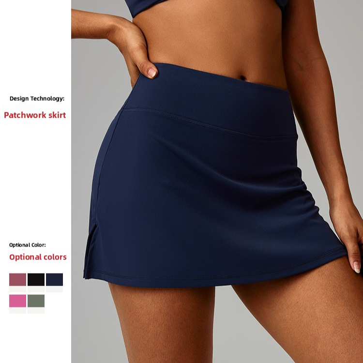 Slim-Fit Quick-Dry Tennis Running Skirt