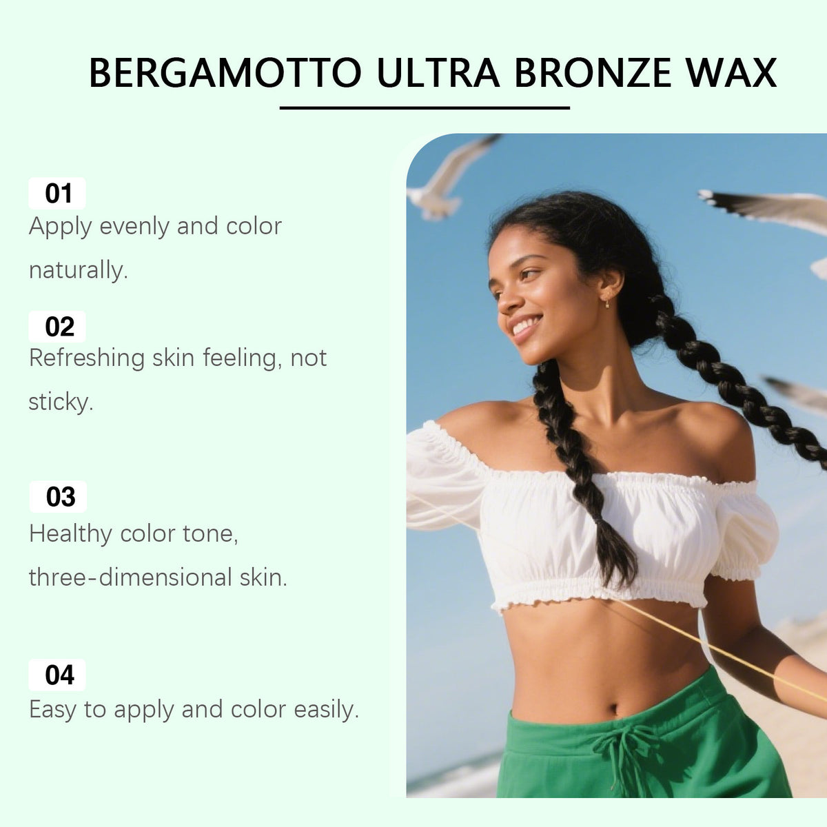 Oceaura Bergamot Body Tanning Moisturizing Cream