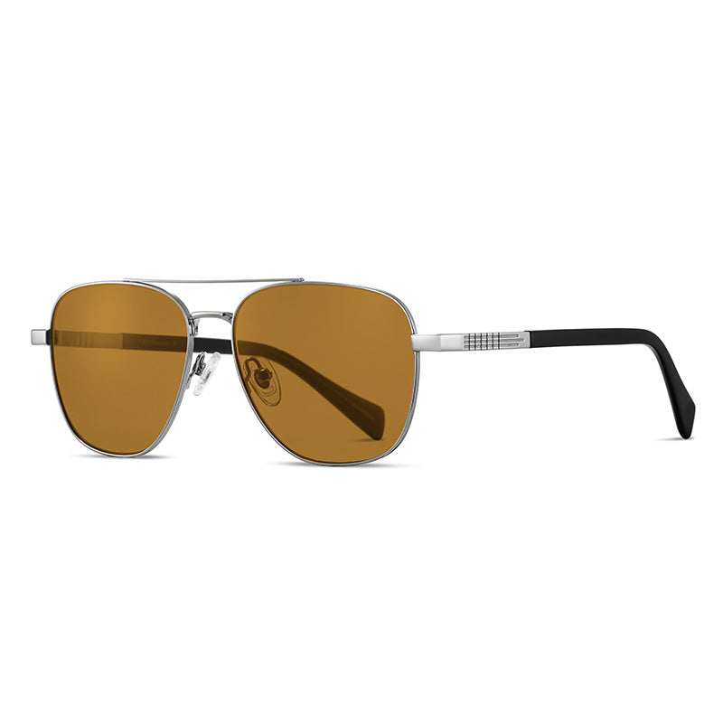 Titanium Alloy Pilot Sunglasses with UV400 Protection