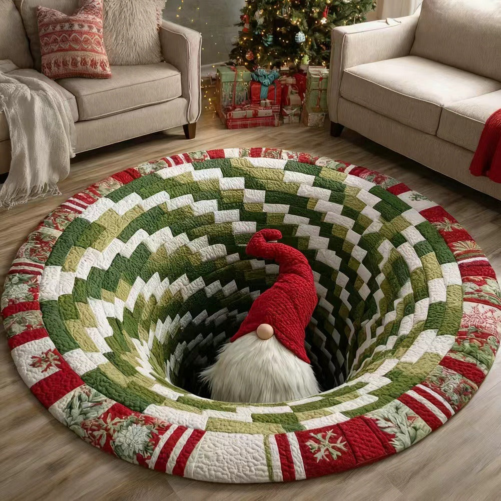 Halloween Christmas Round Carpet