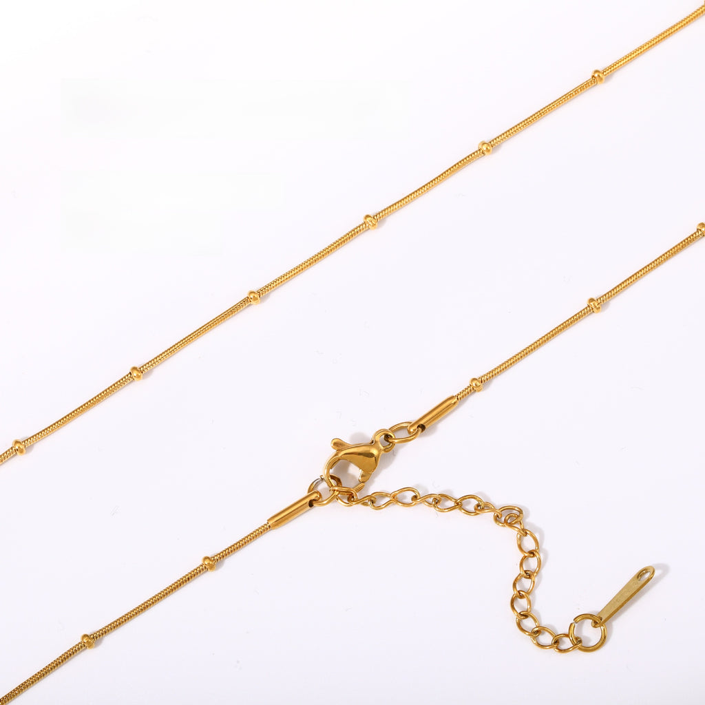 Versatile Braided Chain and Blade Necklace