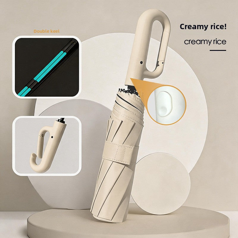 Fully Automatic Umbrella with Ring Handle