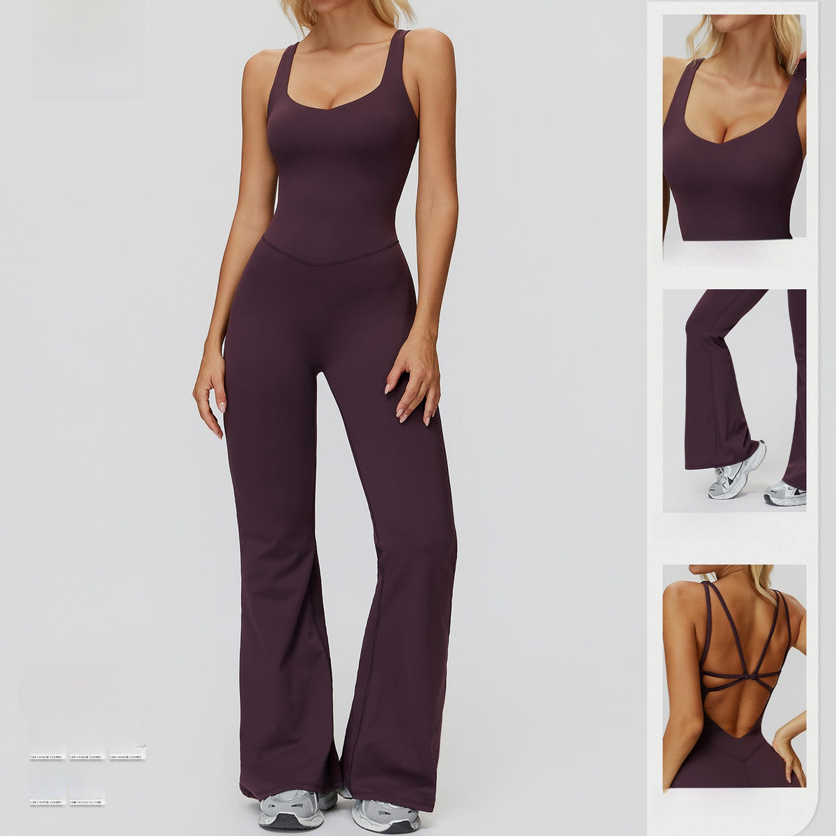 Womens Brushed Yoga Jumpsuit