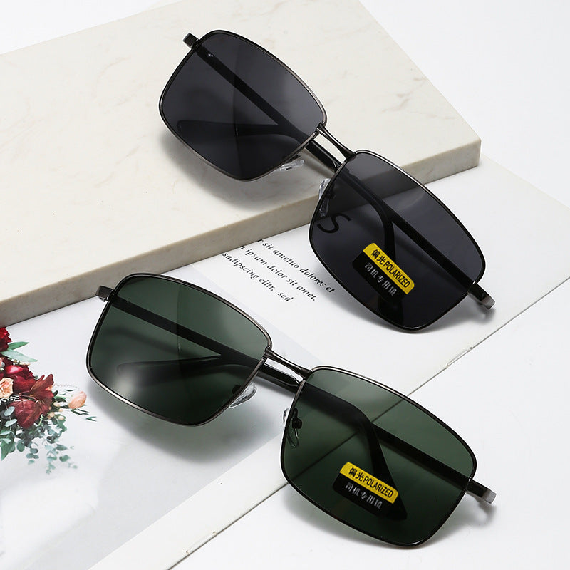 Polarized Metal Frame Sunglasses UV Protection