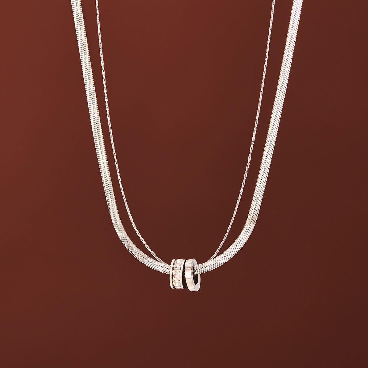 Minimalist Titanium Steel Clavicle Necklace