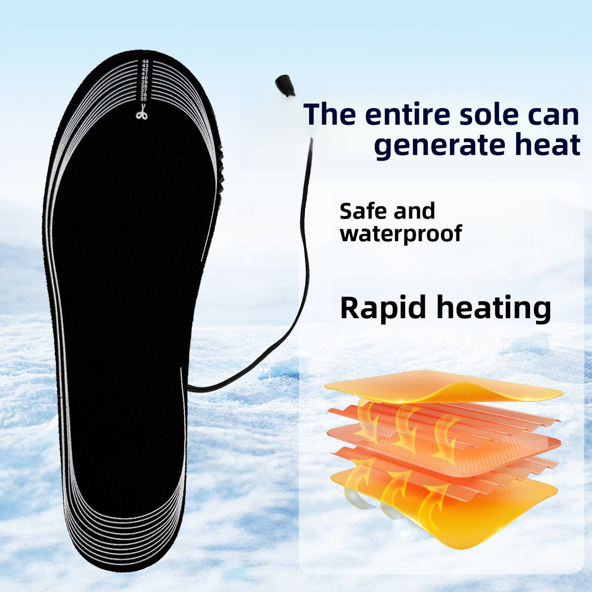 Charging insoles