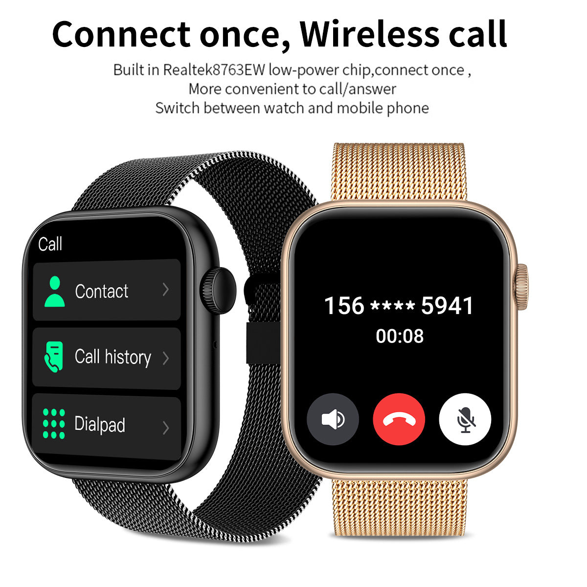 Sports Smart Watch Bluetooth Health Monitor