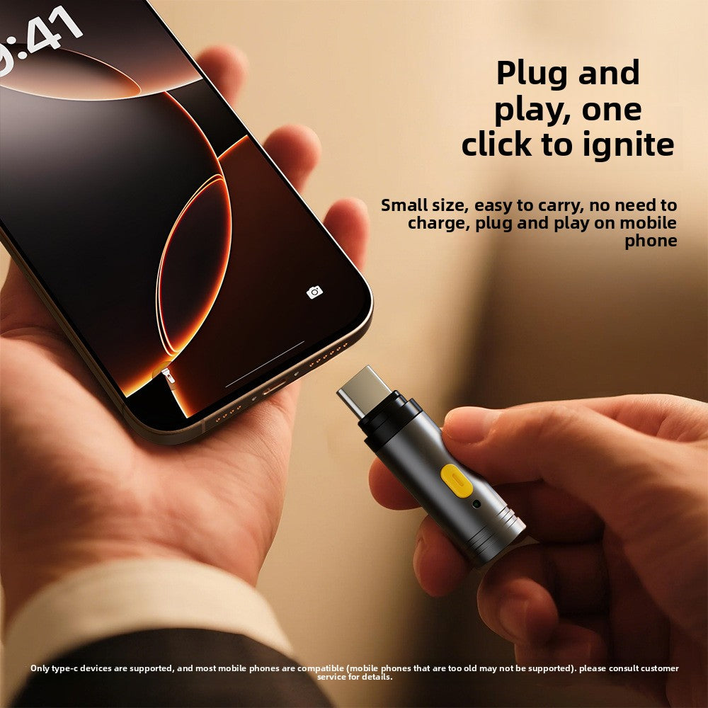 Type-C Rechargeable Portable Cigarette Lighter