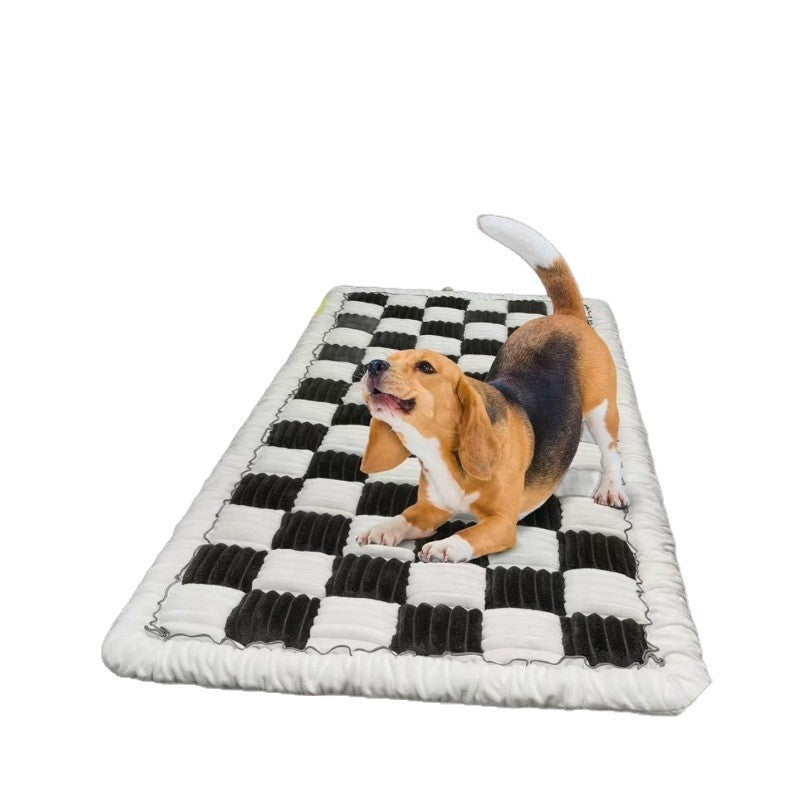 Plush Non-Slip Car Back Seat Pet Mat Cover