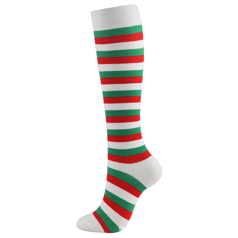 Christmas Compression Socks with Festive Designs