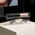 Semi-eyelid magnetic false eyelashes