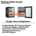 Mini Refrigerator with Glass Door