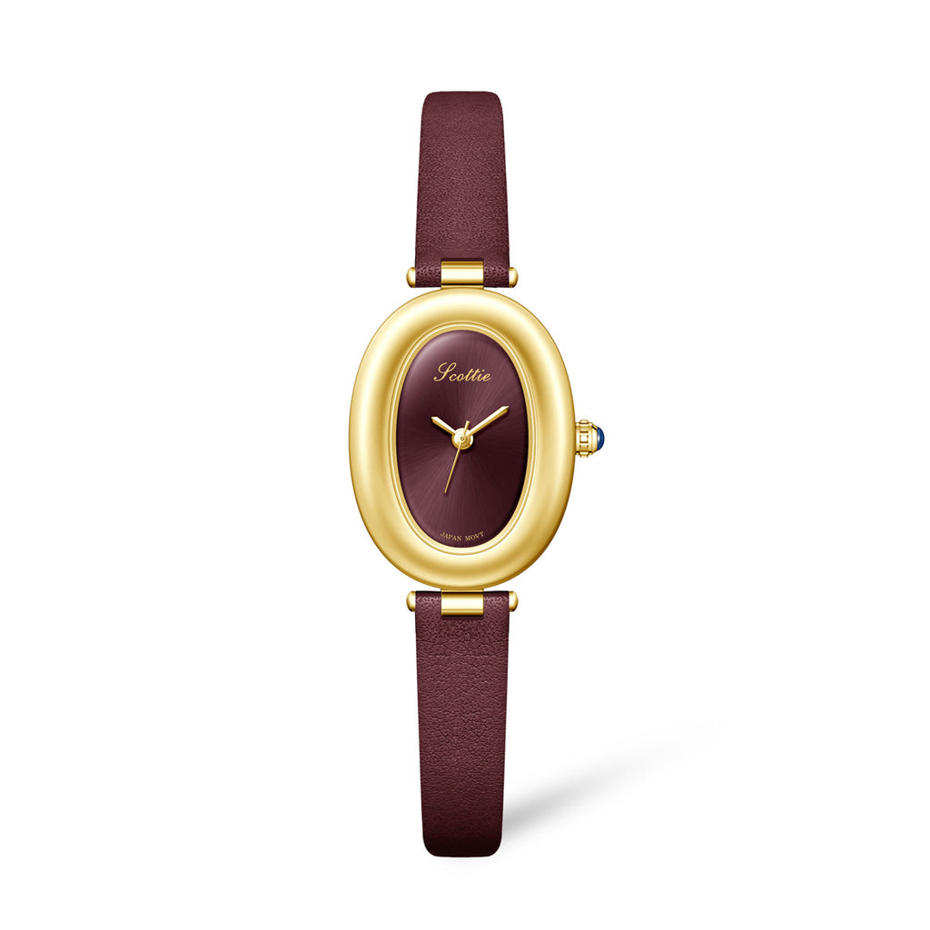 Oval Retro Quartz Watch for Women