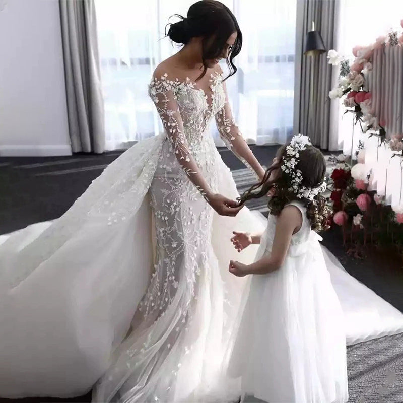 Mermaid OffShoulder Wedding Dress