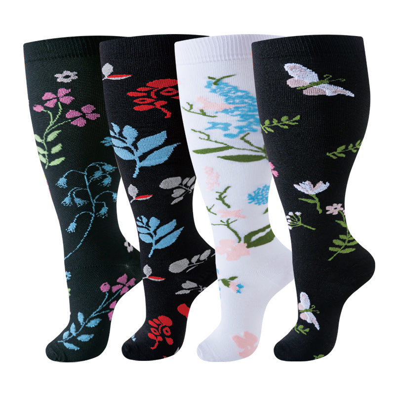 Thickened and oversized compression stockings