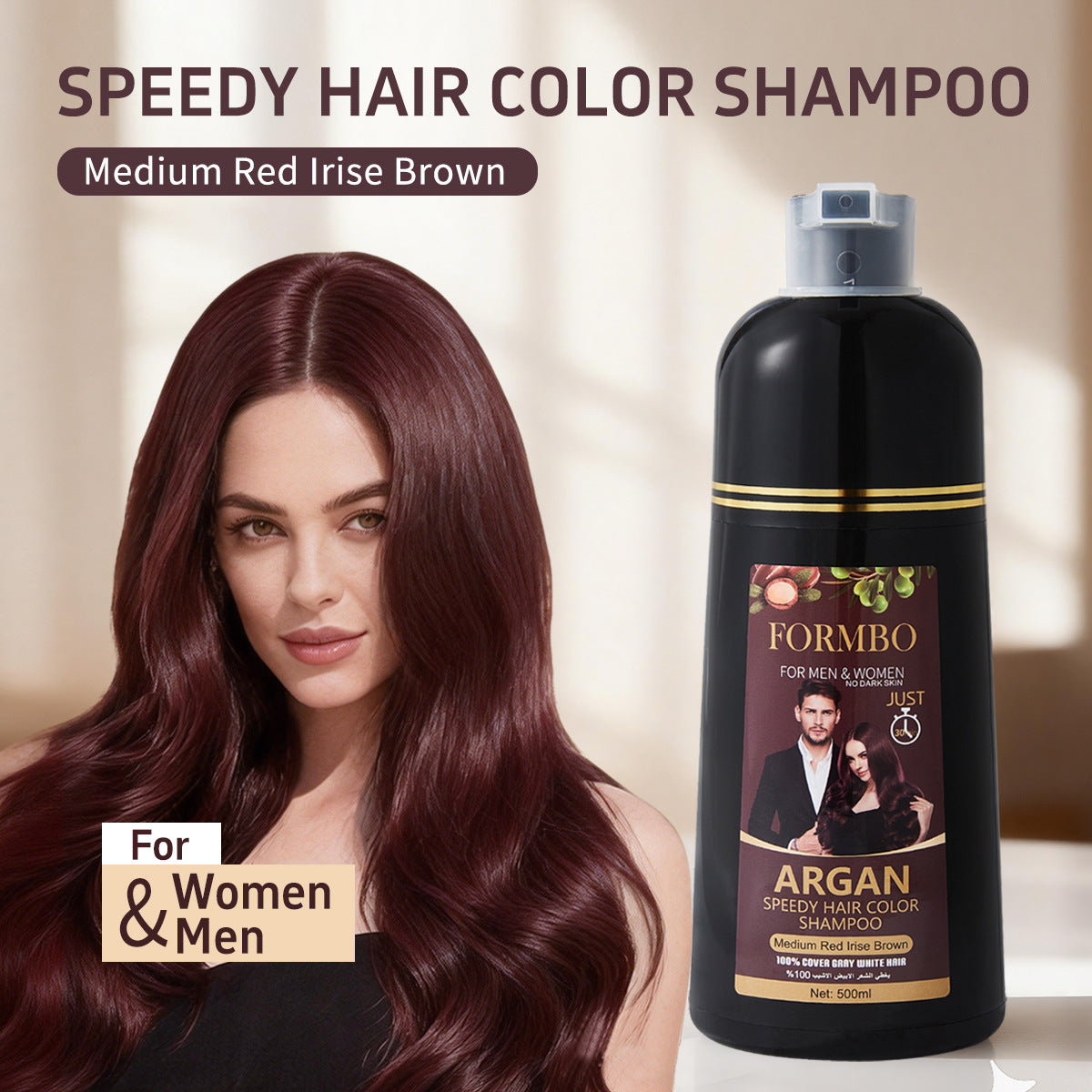 Plant-Based Bubble Hair Dye Cream
