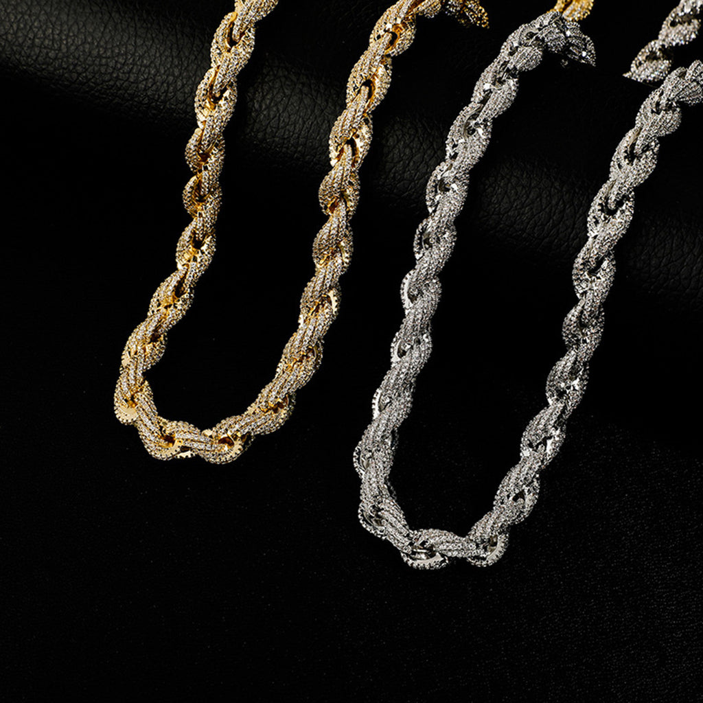 Hip Hop Twist Chain Alloy Necklace