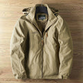 Men Windproof Waterproof Outdoor Jacket Detachable Hood