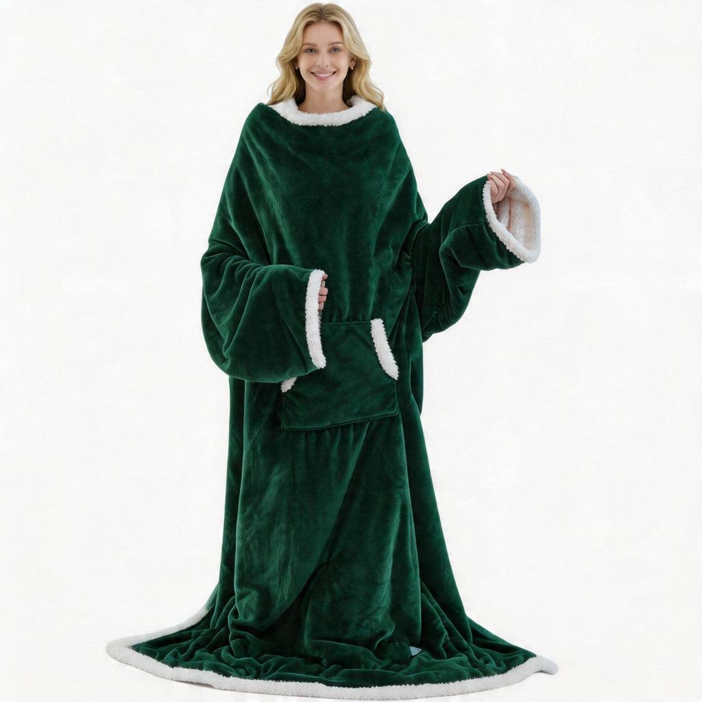 Wearable electric heating blanket