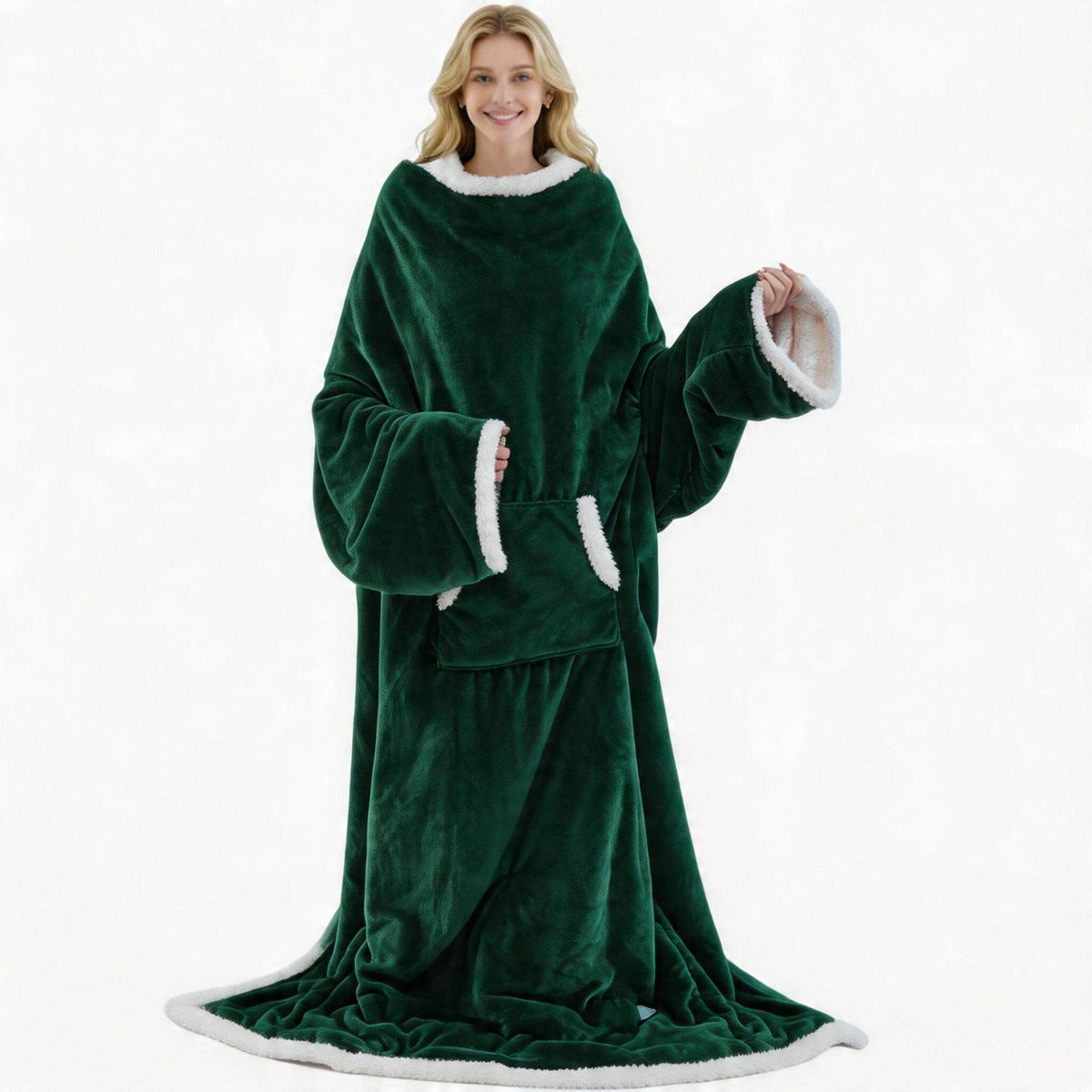 Wearable electric heating blanket