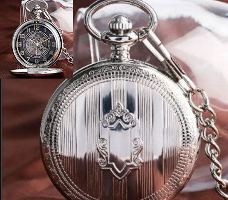 Retro Mechanical Pocket Watch Double Cover