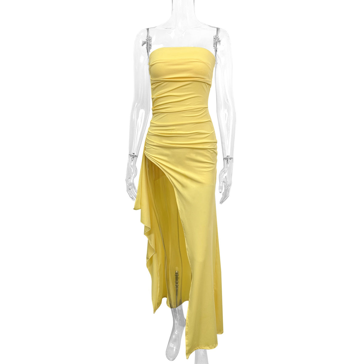 Strapless Bodycon Evening Dress