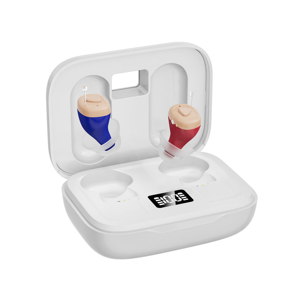 Digital Hearing Aids with Charging Case