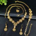 Floral Necklace and Earrings