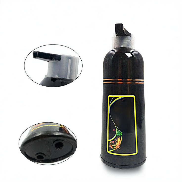 Plant Bubble Hair Dye Shampoo for Instant Color