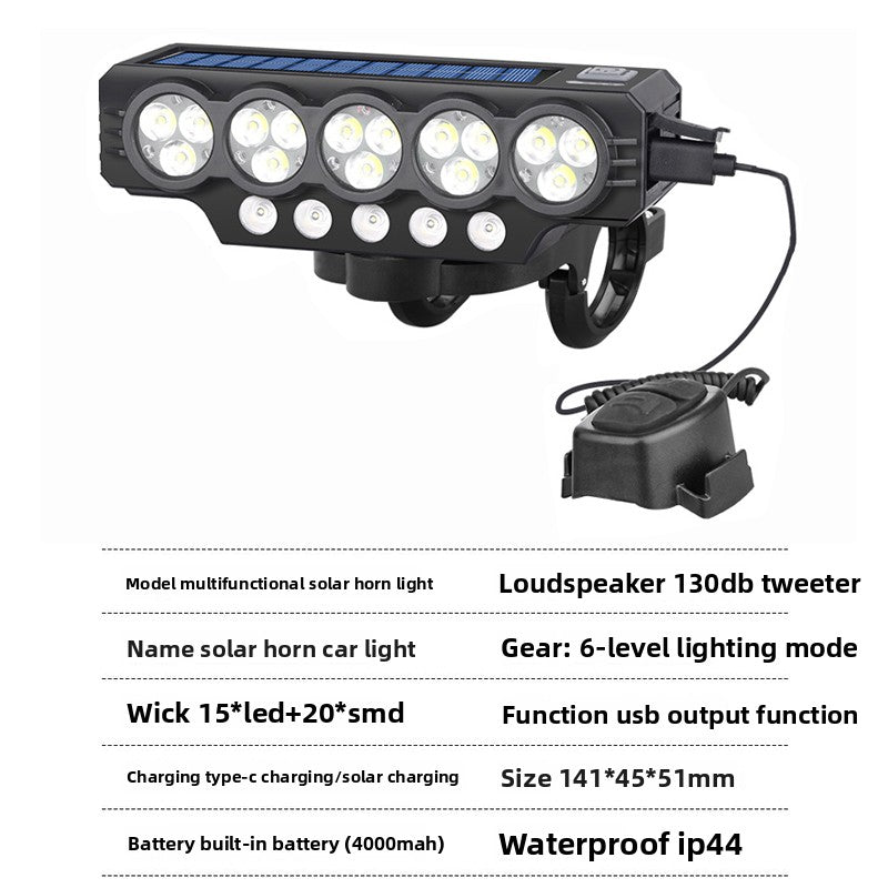 Bicycle bright night riding headlights